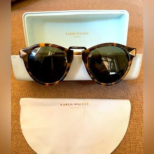 Karen Walker Helter Skelter Sunglasses.